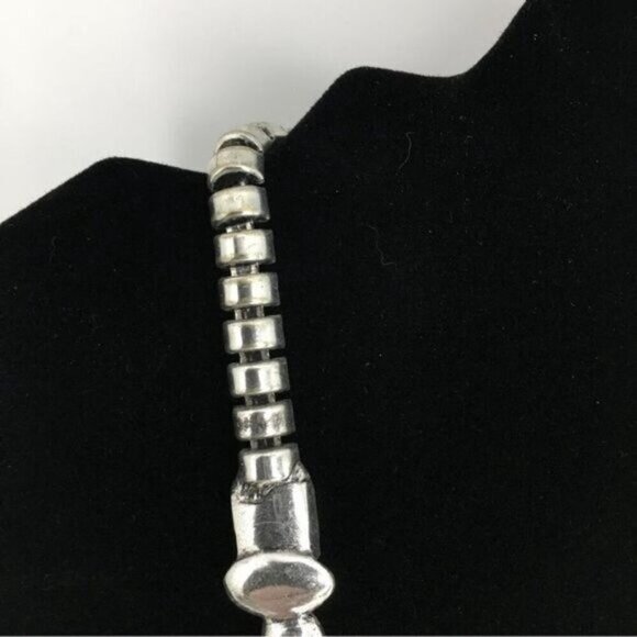 Vintage Art Nouveau Steam Punk Chunky Floral Botanical Grandeur Necklace - Picture 2 of 8